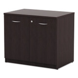 ALERA VA613622ES Alera Valencia Series Storage Cabinet, 34.13w x 22.78d x 29.5h, Espresso