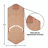 FRESH PRODUCTS TSU6SS Tsunami, Urinal Screen, Summer Sunshine Scent, Yellow, 5.22 oz, 6/Carton