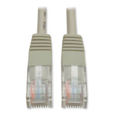 EATON CORPORATION Tripp Lite by N002100GY CAT5e 350 MHz Molded Patch Cable, 100 ft, Gray