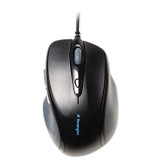 KENSINGTON 72369 Pro Fit Wired Full-Size Mouse, USB 2.0, Right Hand Use, Black