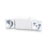 TATCO 70012 Swivel Head Twin Beam Emergency Lighting Unit, 12.75w x 4d x 5.5"h, White