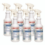 BETCO CORPORATION 40307000 Pure Linen RTU Odor Eliminator, Pure Linen, 32 oz Spray Bottle, 6/Carton
