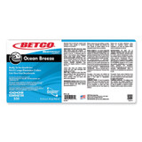 BETCO CORPORATION 2351200 BestScent Ocean Breeze RTU Deodorizer, Ocean Breeze Scent, 32 oz Spray Bottle, 12/Carton
