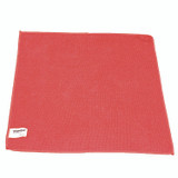 IMPACT PRODUCTS, LLC LFK451 Lightweight Microfiber Cloths, 16 x 16, Red, 240/Carton