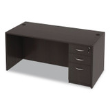 ALERA VA216630ES Alera Valencia Series Straight Front Desk Shell, 65" x 29.5" x 29.63", Espresso