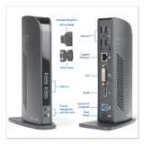 KENSINGTON 33972 USB 3.0 Docking Station with DVI/HDMI/VGA Video, 1 DVI and 1 HDMI Out