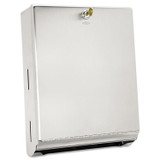 BOBRICK WASHROOM 262 Surface-Mounted Paper Towel Dispenser, 10.75 x 4 x 14, Stainless Steel