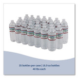 CRYSTAL GEYSER WATER CO 35001CTDEP Natural Alpine Spring Water, 16.9 oz Bottle, 35/Carton