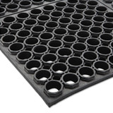 CROWN MATS & MATTING WSTF35BK Safewalk Heavy-Duty Anti-Fatigue Drainage Mat, General Purpose, 36 x 60, Black