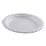 ECO-PRODUCTS,INC. EPP016CT Renewable Molded Fiber Plates, 6" dia, Natural White, 1,000/Carton