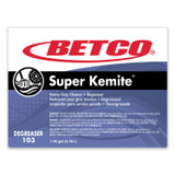 BETCO CORPORATION 1030400 Super Kemite Butyl Degreaser, Cherry Scent, 1 gal Bottle, 4/Carton