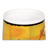 HUHTAMAKI Chinet® 70412 Streetside Squat Paper Food Container with Lid, Streetside Design, 12 oz, 250/Carton