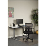 ALERA ET42ME10B Alera Etros Series Mesh Mid-Back Chair, Supports Up to 275 lb, 18.03" to 21.96" Seat Height, Black