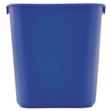 RUBBERMAID COMMERCIAL PROD. 295573BE Deskside Recycling Container, Small, 13.63 qt, Plastic, Blue