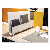 DEFLECTO CORPORATION 400005 Oasis Privacy Panel, 24 x 2.7 x 16.36, Gray