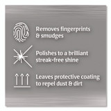 WEIMAN 108EA Stainless Steel Cleaner and Polish, Floral Scent, 22 oz Trigger Spray Bottle