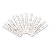 HANDGARDS INC. HND14020 Individually Wrapped Round Wood Toothpicks, 4", Natural, 1,000/Box, 12 Boxes/Carton