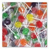 TOOTSIE ROLL INDUSTRIES Office Snax® 00653 Lick Stix Suckers, Randomly Assorted Flavors, 1.85 lb/Bag