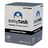 HOSPECO NETF310QZGW Easy Task F310 Wiper, Quarterfold, 1-Ply, 10 x 13, White, Zipper Bag, 175/Bag