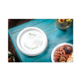 PACTIV EVERGREEN CORPORATION PSP09EC EarthChoice Pressware Compostable Dinnerware, Plate, 9" dia, White, 450/Carton