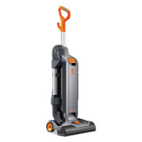 HOOVER COMPANY Commercial CH54115 HushTone Vacuum Cleaner with Intellibelt, 15" Cleaning Path, Gray/Orange