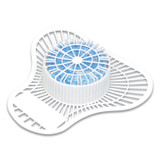 BIG D Industries 660 Extra Duty Urinal Screen with Non-Para Block, Evergreen with Enzymes Scent, White, Dozen