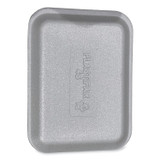 GEN 4SWH Meat Trays, #4S, 9.5 x 7.25 x 0.5, White, Foam, 500/Carton