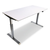 ALERA HTPN1G Alera AdaptivErgo Sit-Stand Pneumatic Height-Adjustable Table Base, 59.06" x 28.35" x 26.18" to 39.57", Gray