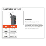 TENACIOUS HOLDINGS, INC. ergodyne® 70034 ProFlex 4010 Double Strap Wrist Support, Medium, Fits Left Hand, Black