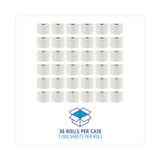 BOARDWALK 45XTRA Boardwalk Green Xtra Controlled Bath Tissue, OptiCore, Septic Safe, 2-Ply, White, 1,000 Sheets/Roll, 36 Rolls/Carton
