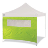 TENACIOUS HOLDINGS, INC. ergodyne® 12989 Shax 6092 Pop-Up Tent Sidewall with Mesh Window, Single Skin, 10 ft x 10 ft, Polyester, Lime