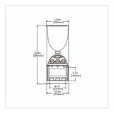 BUNN-O-MATIC 11482 iMIX Silver Series Dispenser, Black