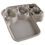 HUHTAMAKI Chinet® 20990CT StrongHolder Molded Fiber Cup/Food Tray, 8 oz to 44 oz, Two Cups + Food Tray, Beige, 100/Carton
