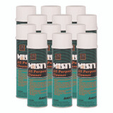 ZEP INC. Misty® 1001592 All-Purpose Cleaner, Mint Scent, 19 oz Aerosol Spray, 12/Carton