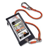 TENACIOUS HOLDINGS, INC. ergodyne® 19763 Squids 3760 Phone Pouch + Trap for Plus Size Phones, Clear/Black