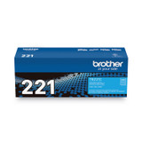 BROTHER INTL. CORP. TN221C TN221C Toner, 1,400 Page-Yield, Cyan