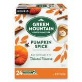 KEURIG DR PEPPER Green Mountain Coffee® 6758 Fair Trade Certified Pumpkin Spice Flavored Coffee K-Cups, 24/Box