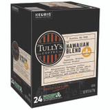 KEURIG DR PEPPER Tully's Coffee® 6606 Hawaiian Blend Coffee K-Cups, 24/Box