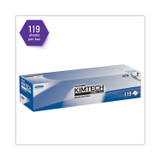 KIMBERLY-CLARK PROFESSIONAL Kimtech™ 34705 Kimwipes Delicate Task Wipers, 2-Ply, 11.8 x 11.8, Unscented, White, 120/Box, 15 Boxes/Carton