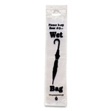 TATCO 57010 Wet Umbrella Bags, 7" x 31", Clear, 1,000/Box
