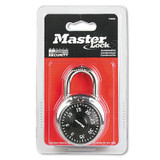 MASTER LOCK COMPANY 1500D Combination Lock, Stainless Steel, 1.87" Wide, Silver