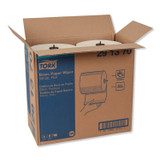 SCA TISSUE Tork® 291370 Basic Paper Wiper Roll Towel, 1-Ply, 7.68" x 1,150 ft, White, 4 Rolls/Carton