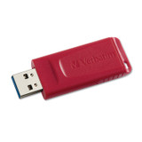 VERBATIM CORPORATION 98703 Store 'n' Go USB Flash Drive, 8 GB, Assorted Colors, 3/Pack