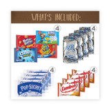 SNACK BOX PROS 70000085 Quarantine Snack Box, 42 Assorted Snacks/Box, 5 lb Box