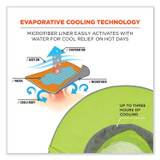 TENACIOUS HOLDINGS, INC. ergodyne® 12595 Chill-Its 8935MF Hi-Vis Microfiber Ranger Sun Hat, Large/X-Large, Lime