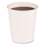 BOARDWALK WHT8HCUP Paper Hot Cups, 8 oz, White, 50/Sleeve, 20 Sleeves/Carton