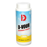BIG D Industries 166 D-Vour Absorbent Powder, Lemon, 16 oz Canister, 6/Carton