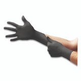 ANSELL LIMITED MK296XXL MICROFLEX MidKnight Powder-Free Nitrile Gloves, XX-Large, 4.7 mil (Palm), 5.9 mil (Fingers), 9.6" Long, Black, 100/Box