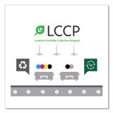 LEXMARK INT'L, INC. 20N1XC0 20N1XC0 Return Program Extra High-Yield Toner, 6,700 Page-Yield, Cyan