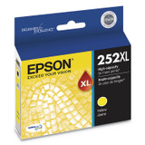 EPSON AMERICA, INC. T252XL420S T252XL420-S (252XL) DURABrite Ultra High-Yield Ink, 1,100 Page-Yield, Yellow